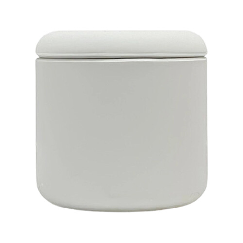 Petite mallette de rangement en silicone, portable et-Gris clair