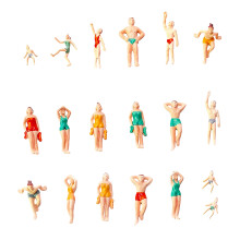 Miniatuur zwempakmensenfiguren Crafting Character Diverse-A