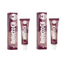 RefectoCil Lash And Brow Tint Chestnut 15ml x2