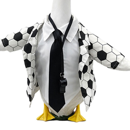 Statue d'oie en Polyester à la mode avec tenue de Styles-1 1
