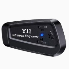 Bluetooth 5.3 motorhelm headset, IPX6 waterdichte draadloze hoofdtelefoon, 12 uur gesprekstijd, AI-spraak en automatisch beantwoorden,