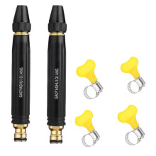 High Pressure Water Gun Nozzle Powerful Car Washing Spray Tool for Home Use Adjustable Pressure Hose Sprayer Garden Hose Compatibility
