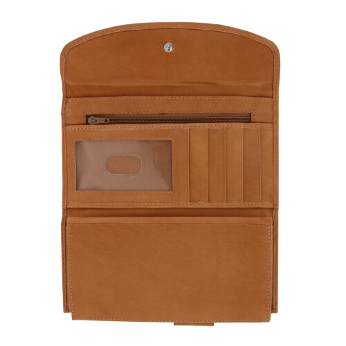 CTM Women's Leather Chequebook Cover 1