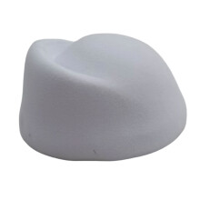 British Style Air Stewardess Solid Color Beret Hat 7-White