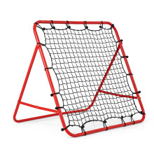 Futbalová odrazová sieť s 5 nastaviteľnými uhlami, 100x100 cm