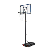 Nastaviteľný vonkajší basketbalový kôš s kolieskami, doska 82 cm
