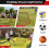 Voetbalreboundnet met 5 verstelbare hoeken, 100x100 cm 3