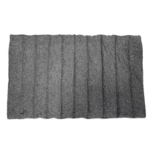 Lit chauffant pour chat 500g, 100x70x3cm, laine d'agneau grise