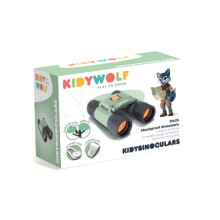 Kidybinoculars - Jumelles 10x25 vert - KIDYWOLF - Jaune - Plastique - Dès 5 ans