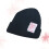 Bonnet Tricoté Bébé Noir Confortable Extensible Peau Sensible 4