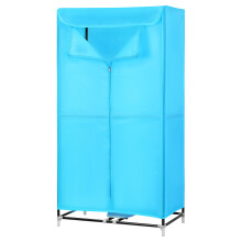 Portable Sky-Blue Clothes Dryer for Home Oxford Cloth Iron Frame