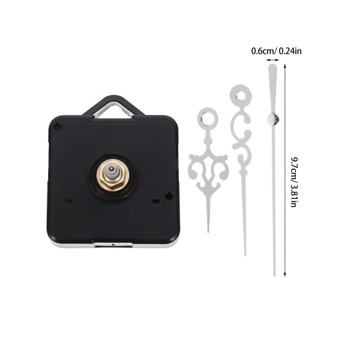 2Sets Durable Plastic Clock Motor Replacement Kit with Clock Hands 1