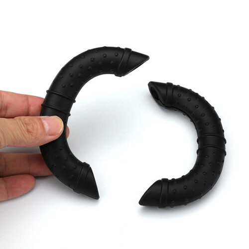 Housses Noires Silicone Résistantes Chaleur Poignées Poêle 2