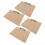 4Pcs Wood Writing Boards Portable Clipboards for Classroom Use 1