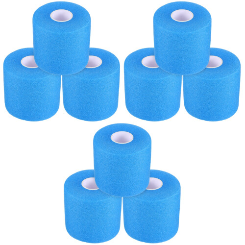 9Rolls Portable Blue Sponge for Sports Protection