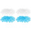400Pcs Durable Glow Rocks for Aquarium Fish Tank Decorative Pebbles 1