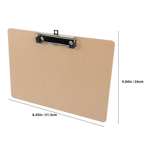 4Pcs Wood Writing Boards Portable Clipboards for Classroom Use 1