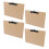 4Pcs Wood Writing Boards Portable Clipboards for Classroom Use 7
