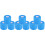 9Rolls Portable Blue Sponge for Sports Protection 3