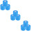 9Rolls Portable Blue Sponge for Sports Protection 8