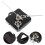 2Sets Silent Clock Movement Kit Plastic Wall Clock Repair with Hands 6