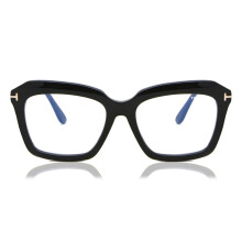Tom Ford FT5847-B 001 Blue-Light Block Women New Eyeglasses