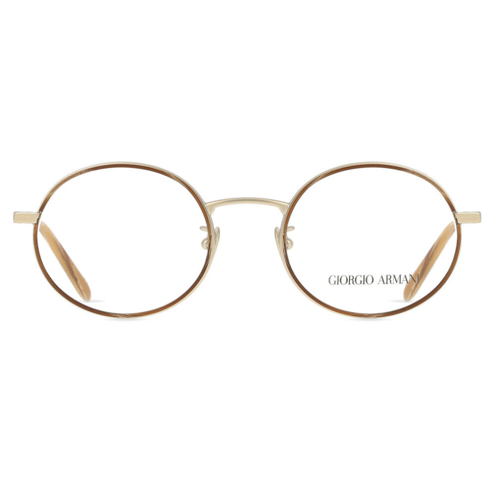 Giorgio Armani Unisex Gold Ar5145j 3002 Optical Frames Steel Round Normal - Image 2