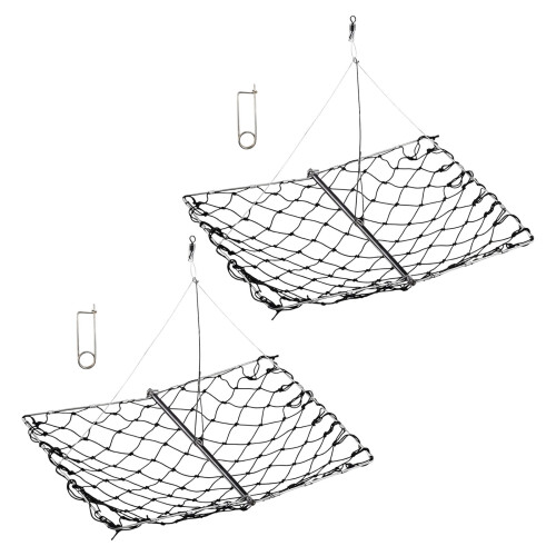 High Efficiency Folding Crabs Trap Crabbing Net Castable-Black