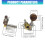 Ukulele Tuning Peg 2L 2R Tuners Classical Style Ukulele Opened 3