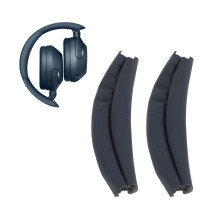 Funda acolchada para diadema WH-XB910N, 2 piezas, cuero de proteína, alta elasticidad