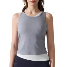 Womens V Neck Workout Tank Tops Racerback Yoga-D blue S