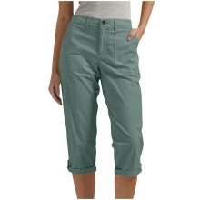 Women Casual Button Loose Travel Hiking-malachite green XXL