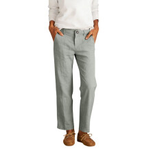 Women Linen Pants Wide Leg Dress Pants Casual-Light Green XXL