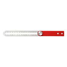 Robustes Tischler-Quadratlineal aus Aluminium mit-Rot 30