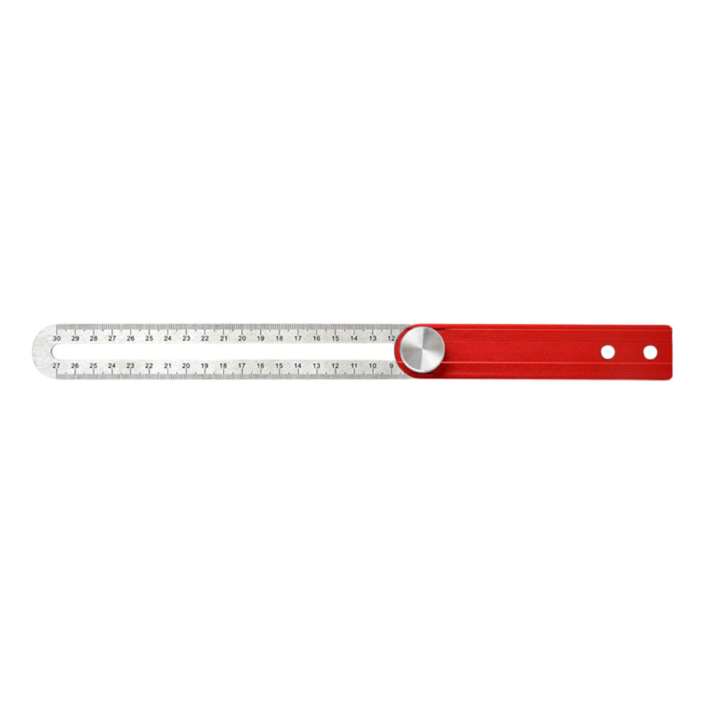 Accuracy Engineered Aluminum Measuring Ruler Perfect For-Red 30 7754004407510
