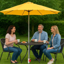 Sonnenschirm-Erdanker - Rasenanker aus Stahl mit Adaptern