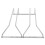 Porte-verres à double rangée en acier inoxydable argenté 6