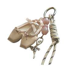 Miniature Dance Inspired Shoe Keychain Trendy Footwear Charm Bag