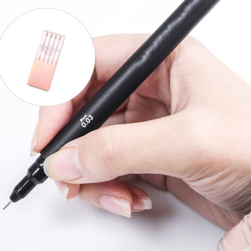 Professioneller Kunstmarker mit Nadel-/Pinselspitze,-braun 2