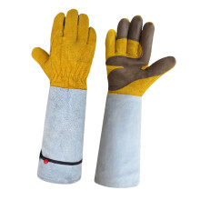 Gartenhandschuhe aus dickem Leder zum Schutz vor Dornen,-Stil2