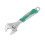6/8/10/12Inch Adjustable Wrench Spanner-Green 10 inches 1