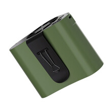 6-Gang-Gürtelclip-Lüfter, tragbare Taschenlampe, tragbarer-Grün