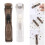 10Pcs Document Clamps File Clips Resin And-Transparent white 3
