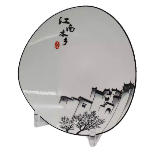 2Pcs Decorative Plate Stand Clear Acrylic Display Stand-Small 2