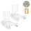 2Pcs Clear Acrylic Book Stand Multipurpose Plate Stand-middle 5