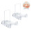 2Pcs Clear Acrylic Stand Adjustable Desktop Book Display-big 7