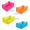 Foldable Desktop Storage Basket for Kid Toy Snacks-Green 4