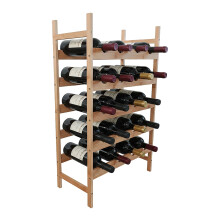 Weinregal aus Bambus für Küche und Hausbar
