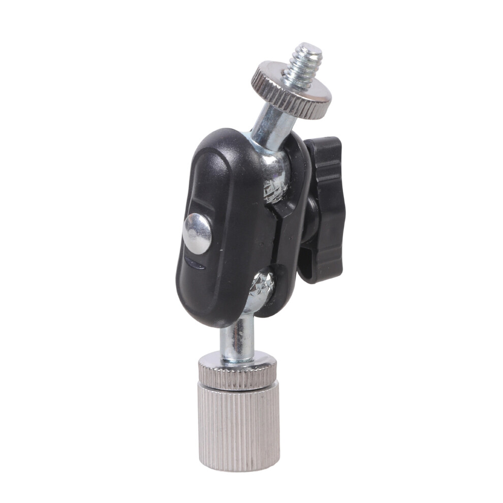 360Rotatable Mini Ball Head Adapter With 1/4" Screw For-Sliver 7627001422834