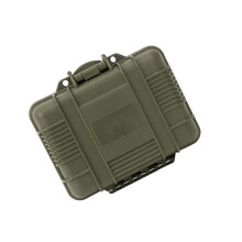Shockproof Instrument Box Storage Case With Removable-Armygreen